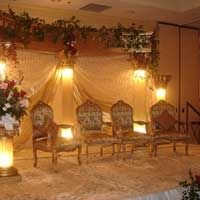 Lighted Pillars Stage