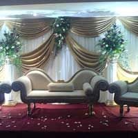 Wedding Stage Beige Themed