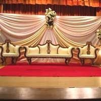 Wedding Stage with Antique Sofa Set