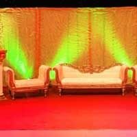 Wedding Stage with Low Back Sofa