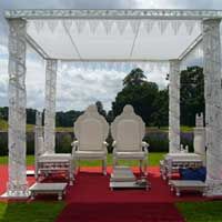 Wrough Iron Crystal Mandap