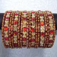Fancy Glass Bangle Set (02)