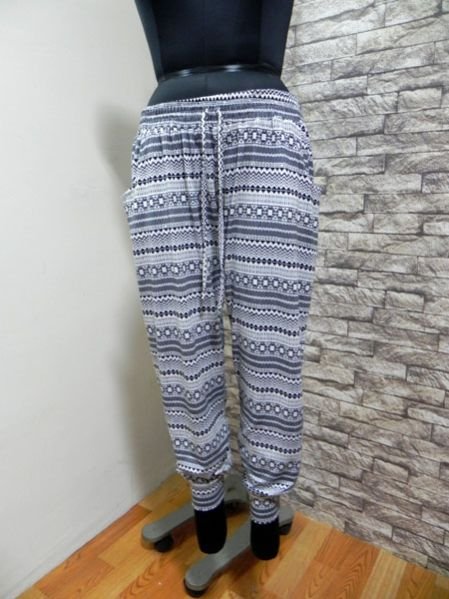 Azteck Print Rayon Trouser