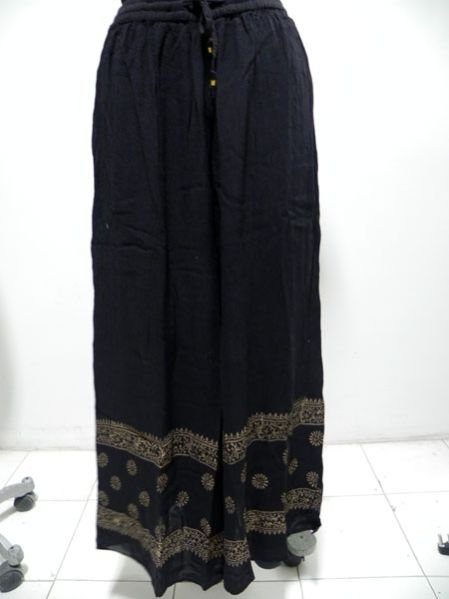 Rayon Gold Block Pallazo Pants