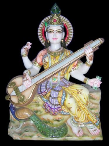 Saraswati Mata Statue - 01
