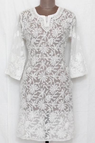 Ladies Chikan Kurtis (AMG-VB17)