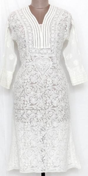 Ladies Chikan Kurtis (AMG-VB20)