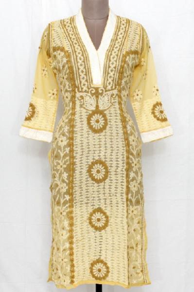 Ladies Chikan Kurtis (AMG-VB24)