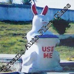 FRP Rabbit Dustbin