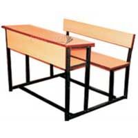 Three Seater School Bench 03