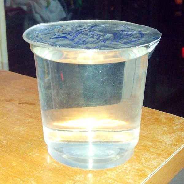 Mineral Water Cup