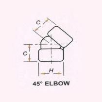 45 Degree Forged Threaded Elbow