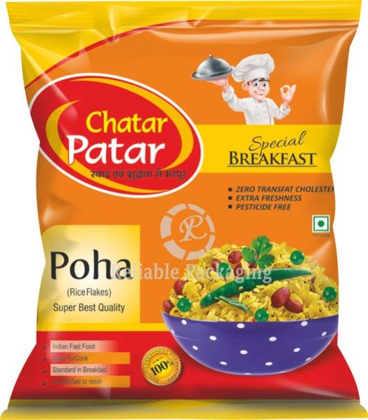 Laminated Poha Packaging Pouches 01