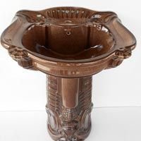 Majestic Set Pedestal Wash Basin (Brown)