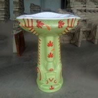 Majestic Set Pedestal Wash Basin (Green)
