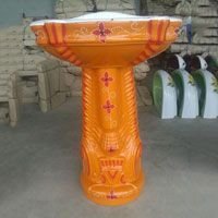 Majestic Set Pedestal Wash Basin (Orange)