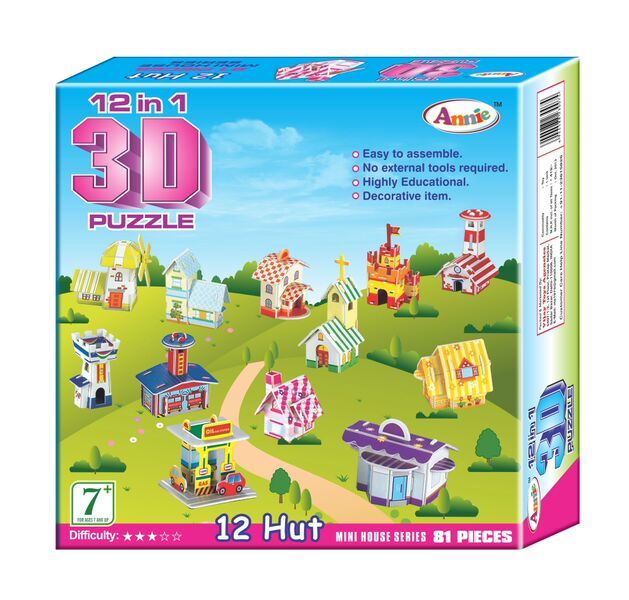 12 in 1 3D Puzzle