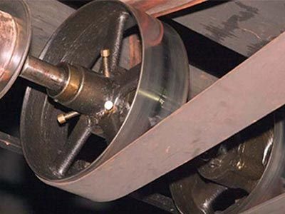 Chrome Leather Flat Belts