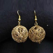 Brass Earring Mesh