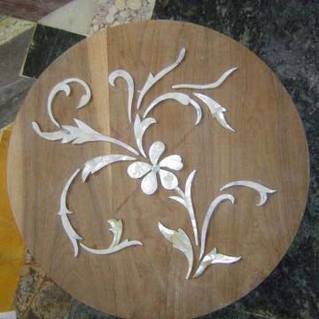 Mother of Pearl Wooden Inlay 02