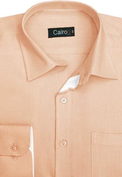 Cairon Orange Plain Formal Shirt