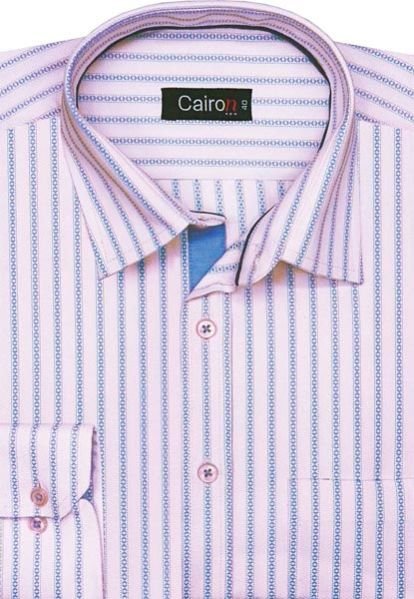 Cairon Pink Striped Formal Shirt