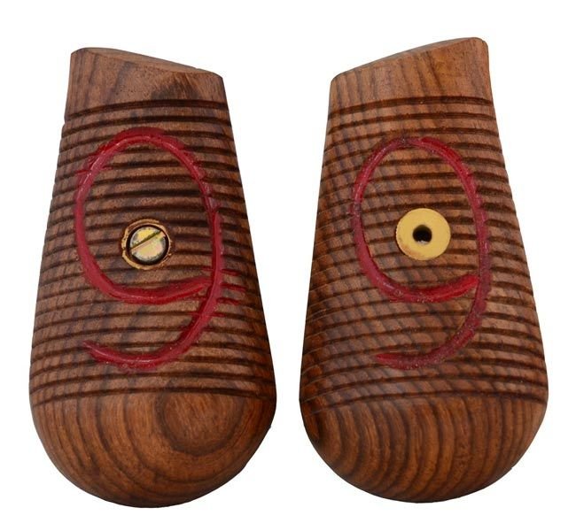 Mauser C96 Wooden Pistol Grips - Red 9