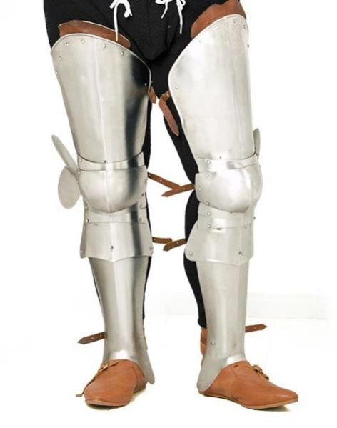 Medieval Leg Armour Harness With Shin Guards