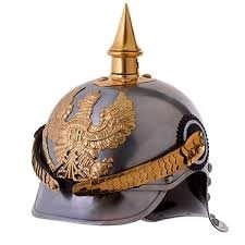 WW1 GermanPrussian Cuirassier Pickelhaube - Silver
