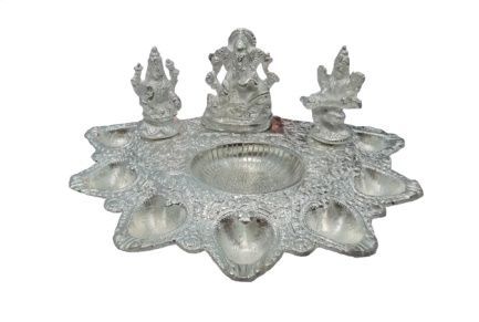 7 Batti Puja Thali