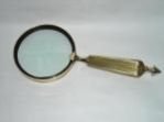 4 Inch Magnfying Glass with Brass Handle