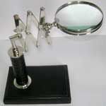 Adjestable 3 Inch Magnifying Glass with Wooden Base