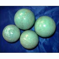 Amazonite Stone Spheres