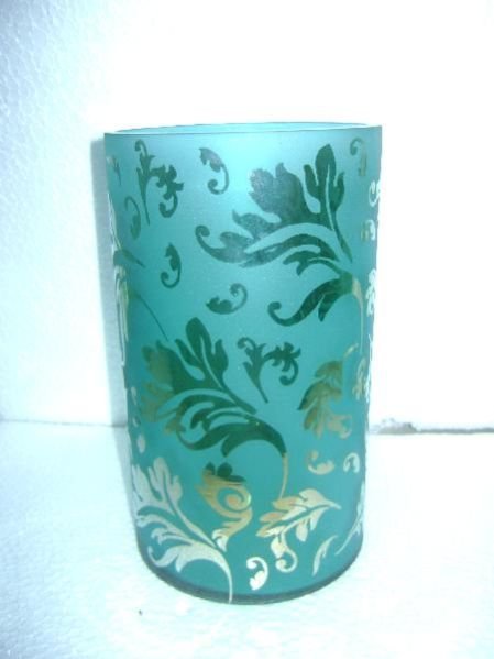 Glass Pillar Candle Holders 03