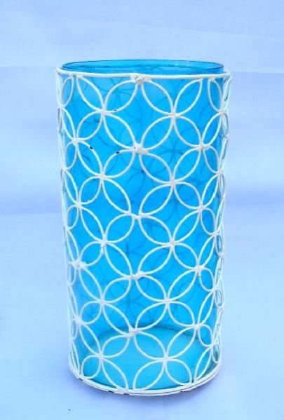 Glass Pillar Candle Holders 04