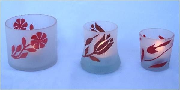 Glass Votive Candle Holders 07