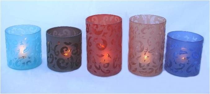 Glass Votive Candle Holders 08