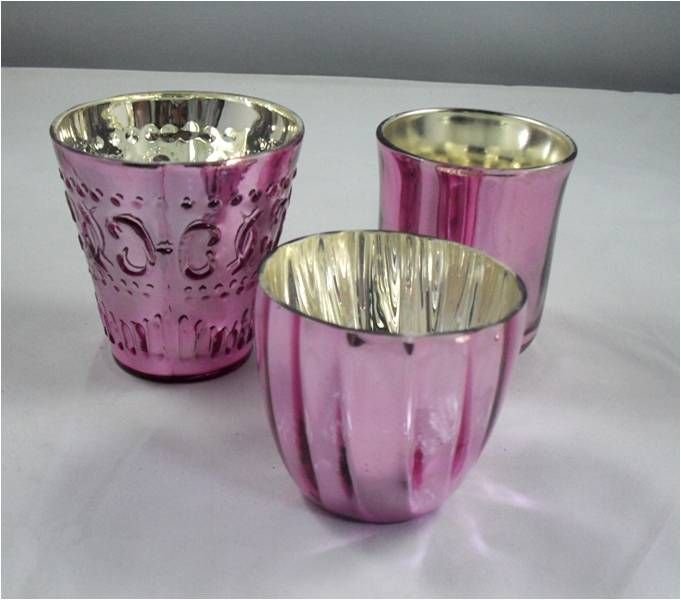 Glass Votive Candle Holders 12