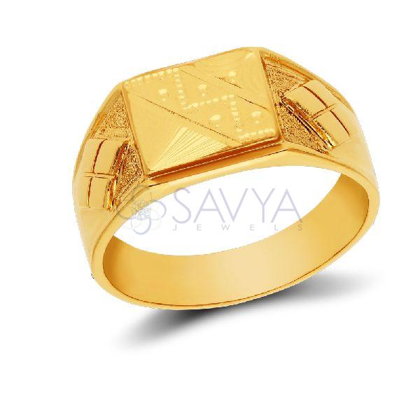 GR04_Gold Gents Ring