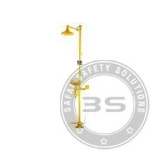 Hand Operated and Pedal operated Shower Cum Eye Washer GI