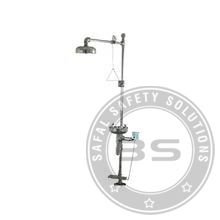 Hand Operated and Pedal operated Shower Cum Eye Washer SS