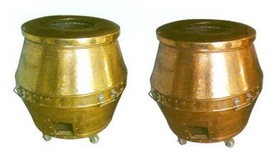 Copper Round Drum Tandoor