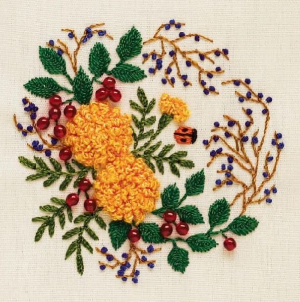 Thread Hand Embroidery Work 02