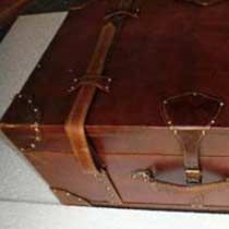 Vintage Leather Trunk 01