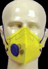 Flat Fold Single Valve Dust Respirator Mask