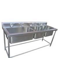 Three Sink Unit