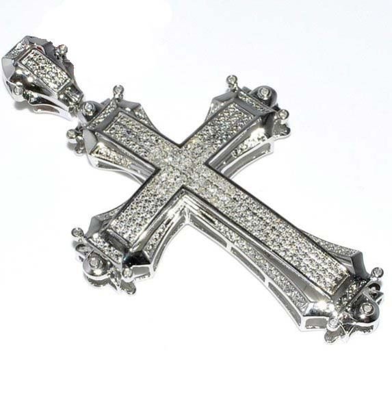 Diamond Cross Pendant (P0024)