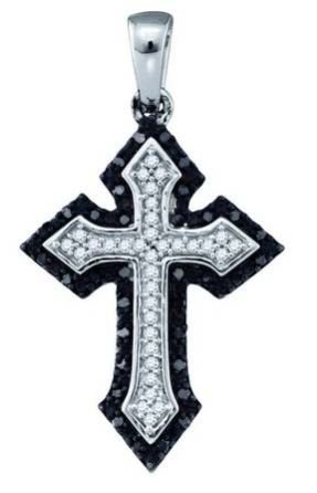 Diamond Cross Pendant (P0093)
