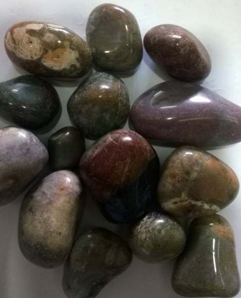 Multicolor Polished Pebbles