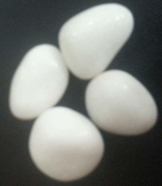 White Polished Pebbles